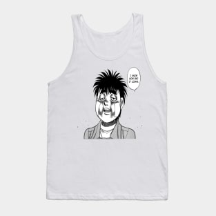 Hajime no Ippo - Ippo Makunouchi with Funny Injured Face Tank Top